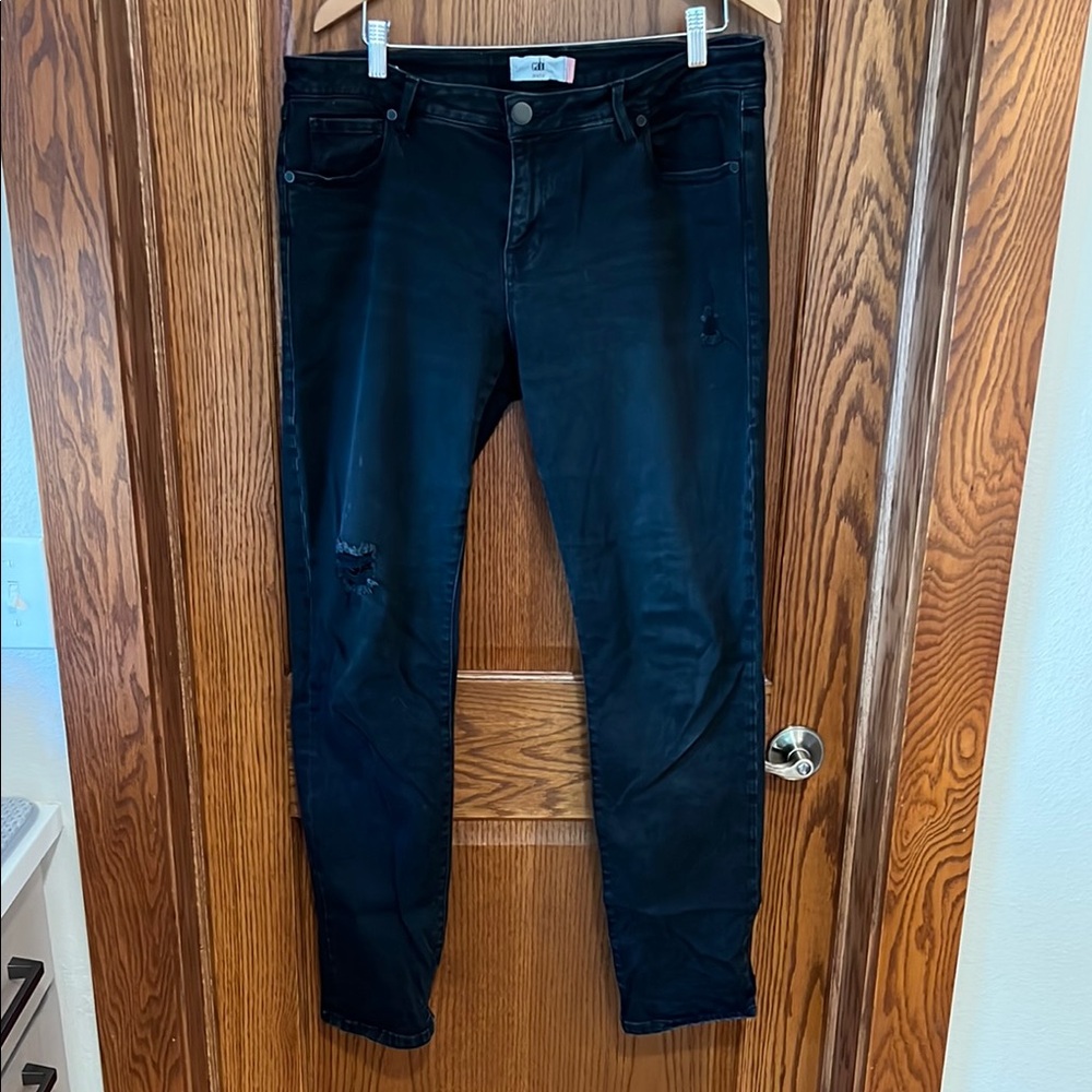 CAbi Black Slim Boyfriend Jeans